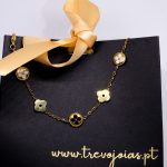 Pulseira Trevo Bicolor